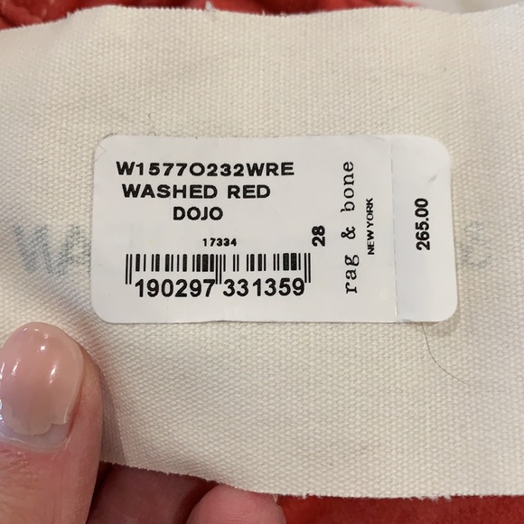 NWT Rag & bone velvet Dojo jean - Picture 4 of 6